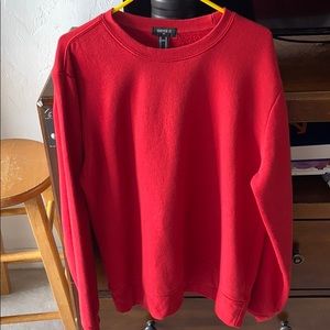 Red sweatshirt